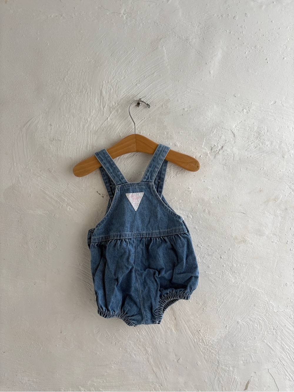 Vintage baby girl Oshkosh 100% cotton overall onesie - Picture 5 of 6
